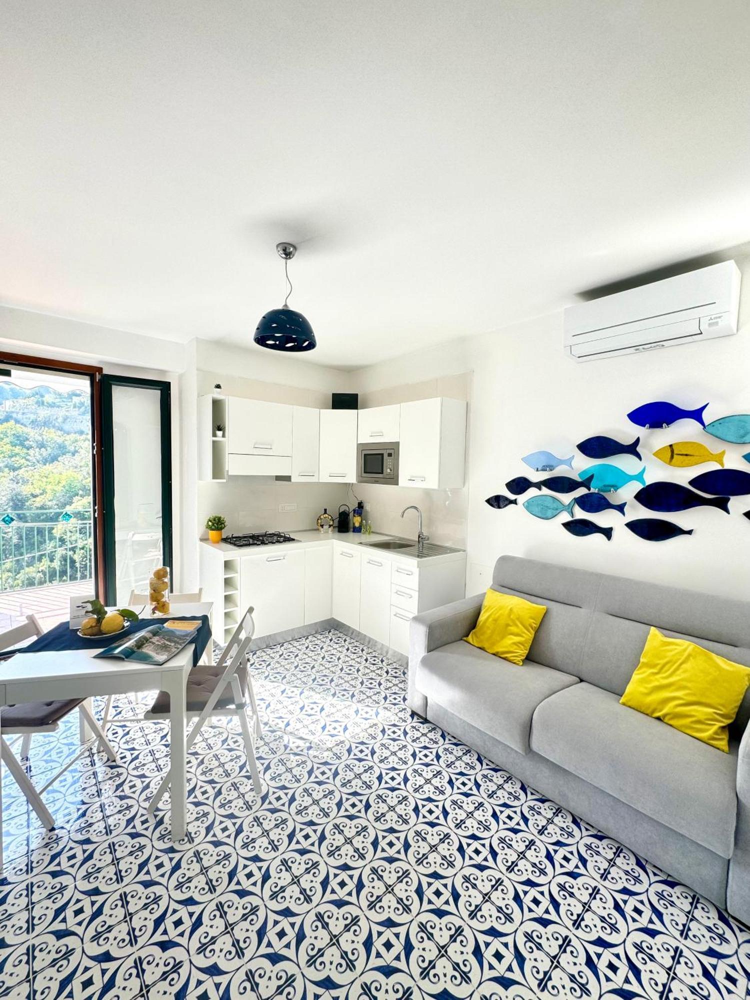 Panoramic Flat Amalfi Coast - Sea View 1 Vietri Exterior foto